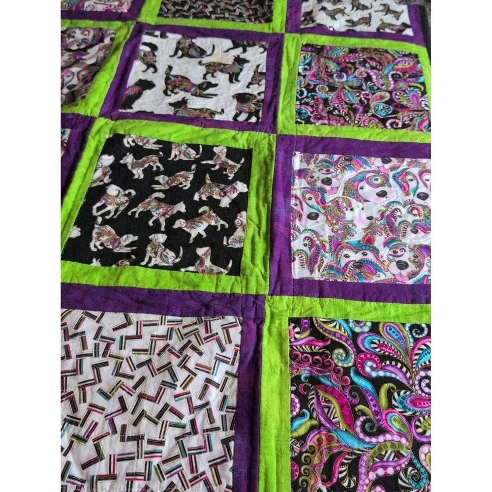 Handmade Patchwork  Quilt 46
